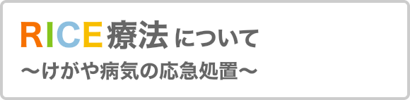 RICE療法について